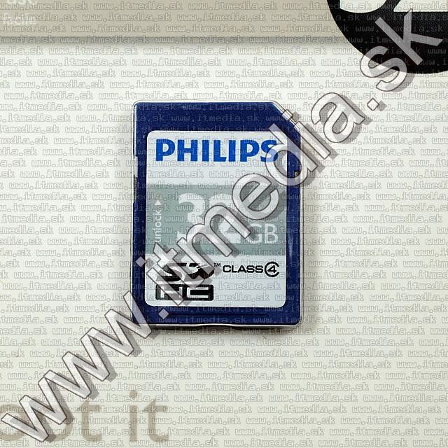 Image of Philips SD-HC Secure Digital card 32GB INFO! Class4 (IT8691)